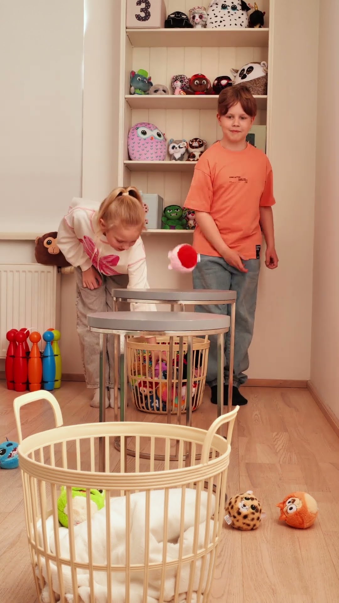 Double bounce shot challenge #ty #beaniebouncers