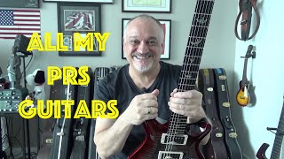 Meet All my PRS Guitars! My PRS Collection ! And some covers so you can listen to the tones!