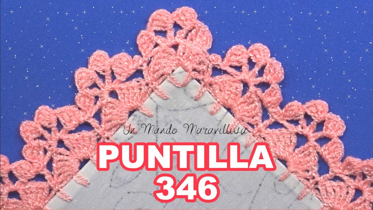Puntilla 346 | Puntilla para principiantes | Puntillas Maribel