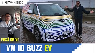 VW ID Buzz EV 2022 Multivan - Exterior Review and First Test-Drive