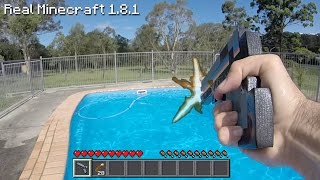 Real Life Minecraft - POOL TRICK SHOTS (Black Ops 3)