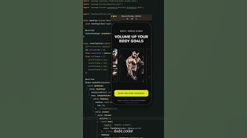 Flutter animated UI / Dark Workout Planner In Flutter