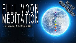 FULL MOON MEDITATION MUSIC August 2023 210.42hz Moon Frequency lunar healing manifestation manifesti