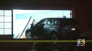 Driver Wanted After Car Crashes Into Amazon Fulfillment Center In Bridesburg