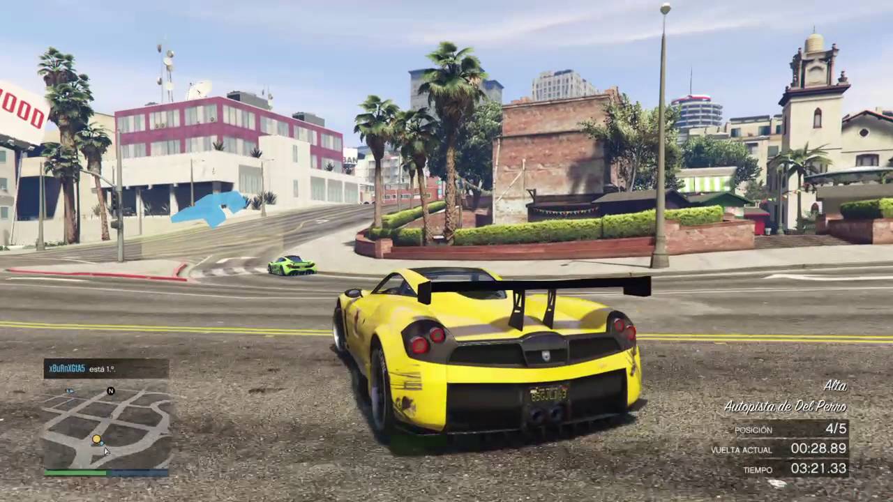 Como Descargar Carreras Gta V Online Ps4