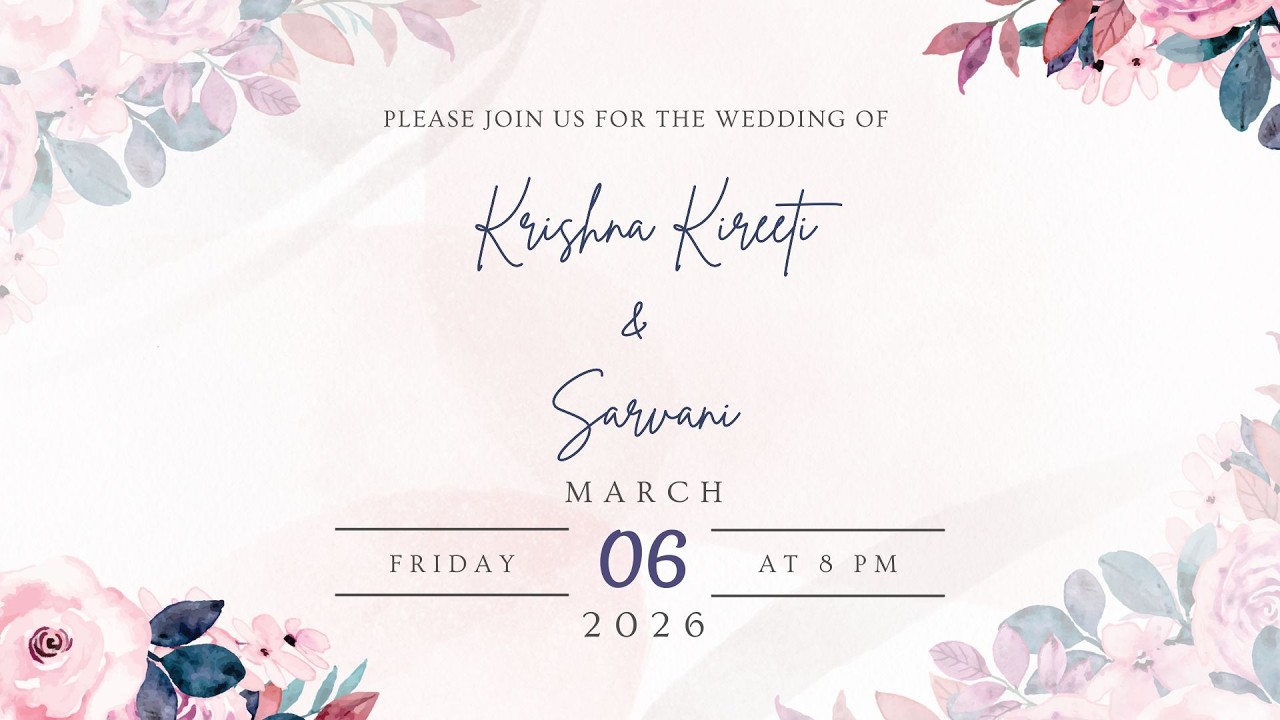 Krishna Kireeti & Sarvani