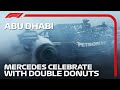 Hamilton And Bottas Do Donuts! | 2020 Abu Dhabi Grand Prix
