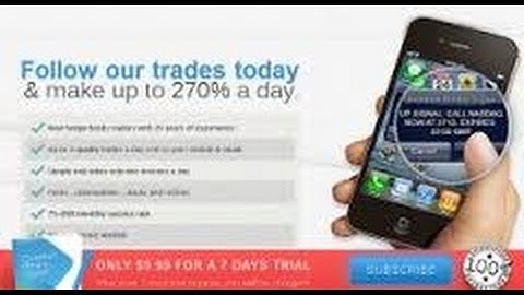 Mobile trading signals by quantum binary signals