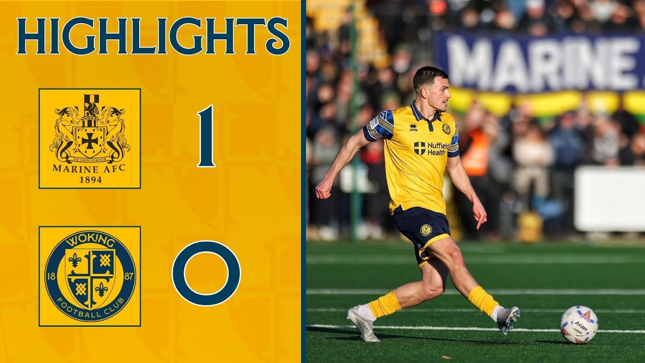 Marine AFC 1-0 Woking | Обзор матча