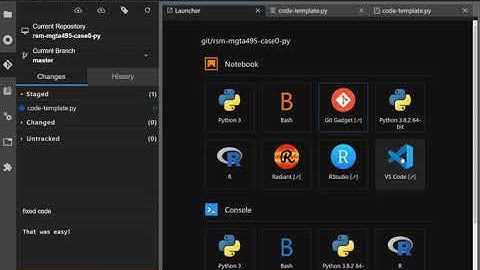 Using Git with Python Code