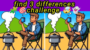 Find 3 differences 🎯🧩🤯 [(Spot the difference)]🧩🎯👻 challenge accepted??