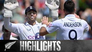 Broad, Anderson Lead England to big Win | DAY 4 HIGHLIGHTS | BLACKCAPS v England | Bay Oval