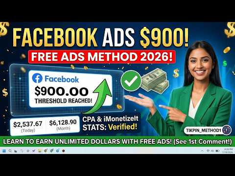 Facebook Ads Threshold  |  Online Earning Method 2026 | tiktok Threshold Method