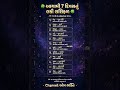 આગામી 7 દિવસનું લકી રાશિફળ 🔥 19 થી 25 ઓક્ટોબર 2026 | Lucky Zodiac Signs | આજનું રાશિફળ #astrology