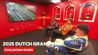 The 2025 Dutch GP Cooldown Room #f1 #formula1 