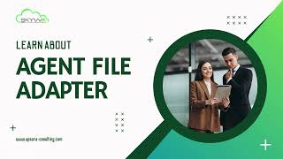 How to create an outbound agent file adapter and link it to an outbound interface