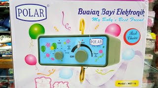 Ayunan Bayi Listrik - Buaian Bayi Elektrik - Polar Ayunan Bayi Otomatis Murah