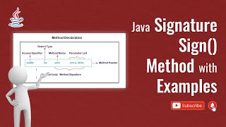 Java Signature sign() method with Examples - Java Training for Beginners