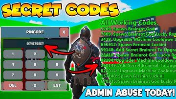 100 Secret Codes Fortnite Steal The Brainrot 100 New Admin Codes! (New Secret Codes)