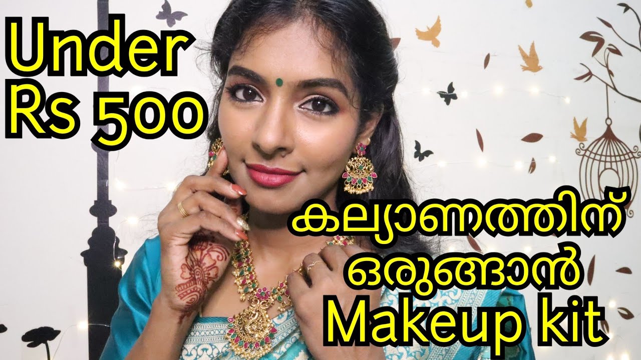 Affordable Bridal makeup kit in malayalamEach product under rs 500