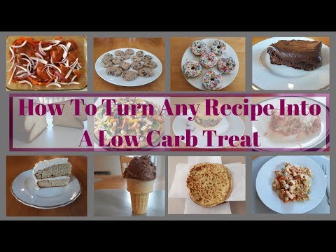 How To Change a High Carb Recipe Into a Low Carb Treat part 1