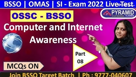 BSSO 2022 | Opsc OMAS | Computer | OSSC Block Social Security Officer 2022 | OSSC BSSO