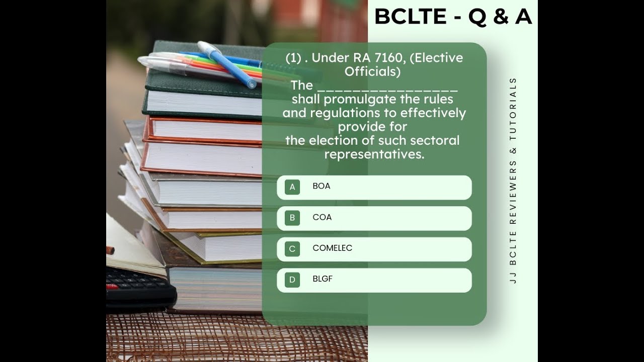 BCLTE Q & A # 1 - YouTube