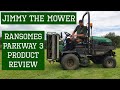 Ransomes parkway 3 overview by jimmy the mower  triple cylinder ride on riding review demonstration