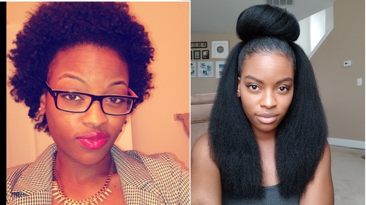 How I Grew My Natural Hair Type 4 Hair Youtube