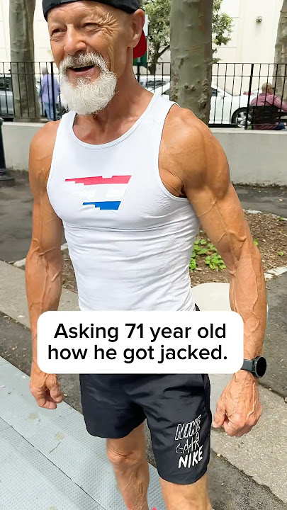 Asking 71 year old how he got jacked. #inspiration #workout #nyc #pullup #fitness #motivation