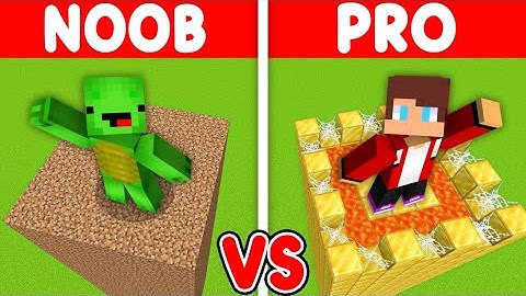 NOOB vs PRO: SAFEST SECURITY TOWER BUILD CHALLENGE Minecraft