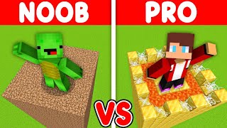 NOOB vs PRO: SAFEST SECURITY TOWER BUILD CHALLENGE Minecraft