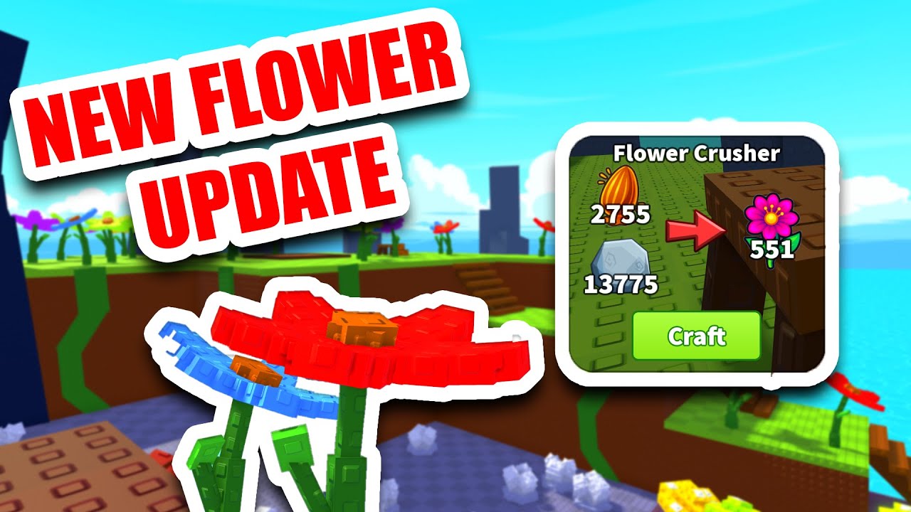 The NEW Flower Update In Roblox Build An Island Is Amazing!