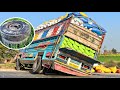 Emergency Truck Rear Axle Repair For Heavy Load Damage || How To Fix Broken Axle in Workshop