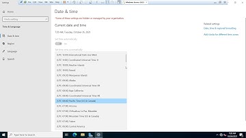 how to changed time zone in Windows Server 2022