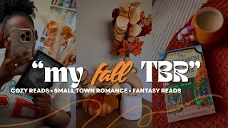 My Fall TBR 2025 🍁 Cozy Books I’m Reading This Autumn | BookTube Fall Reading List