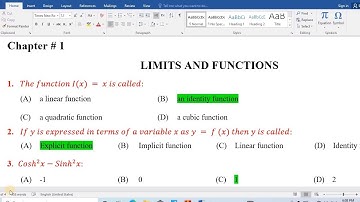 Limit and functions mcqs | 2nd year math Limits and Functions Important mcqs solved