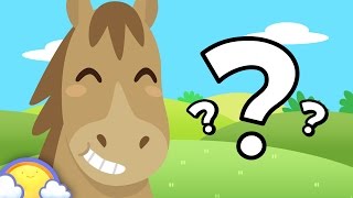 Old MacDonald's Farmyard Guessing Game | Plus More Animal + Dinosaur Games | CheeriToons