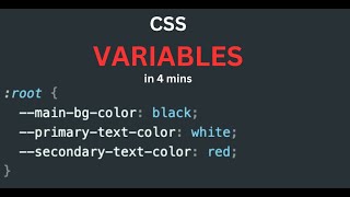 Learn CSS Variables In 4 Minutes