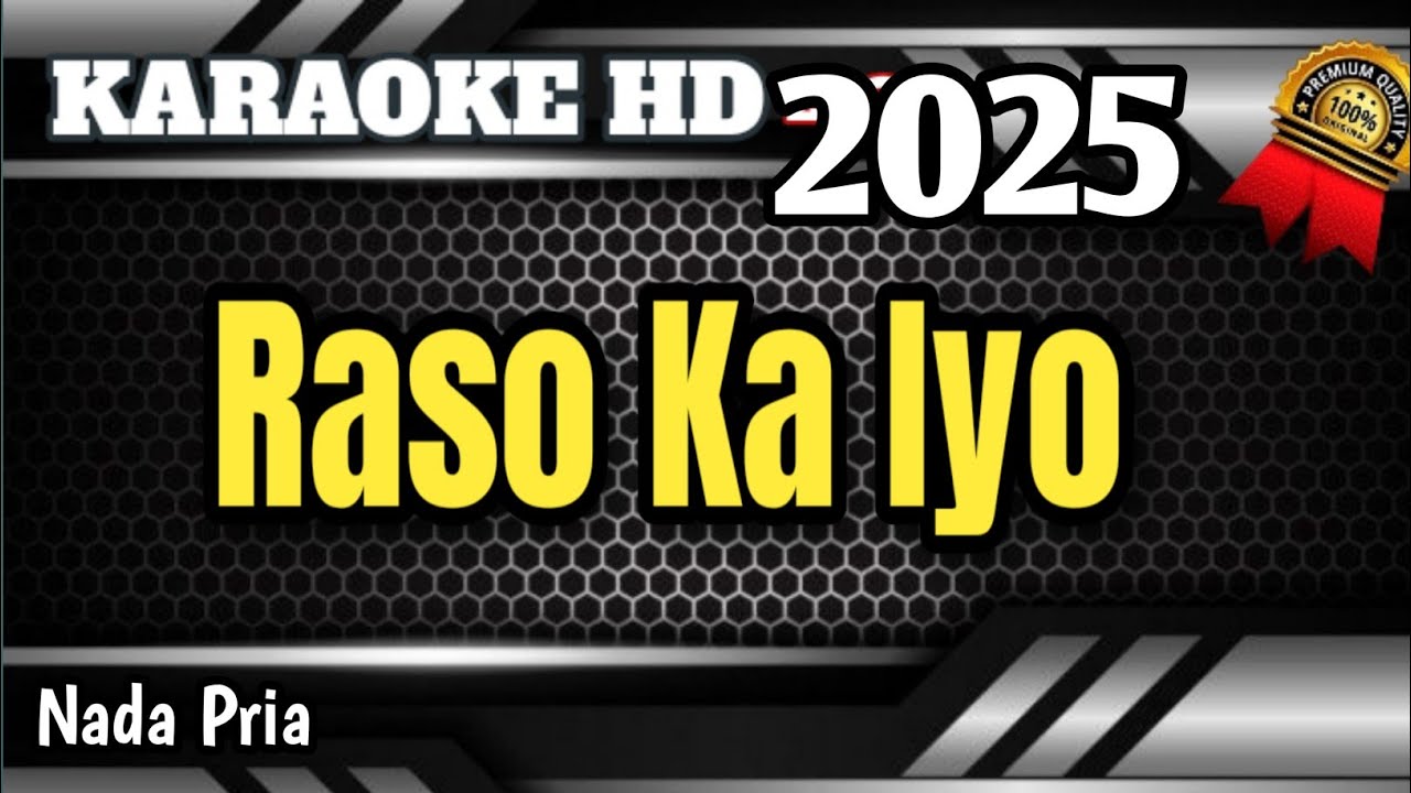 Raso Ka Iyo || Karaoke Minang Lamo Nada Pria Setereo HD
