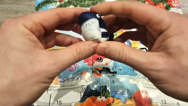 Day 21 Christmas Advent Calendar Squishies Bath Toys Opening Squishy Kawaii Mochi Fidget Toy Unboxin