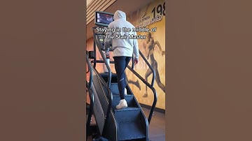 The ONLY CORRECT way to use the stair master
