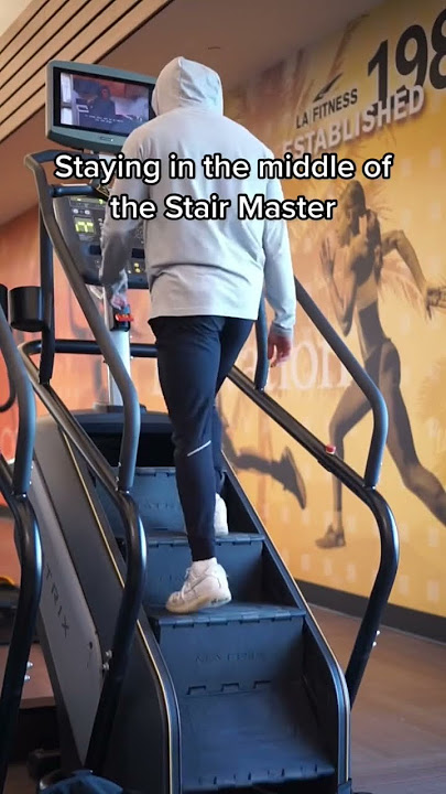 The ONLY CORRECT way to use the stair master