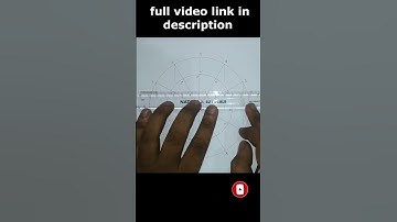 ELLIPSE Drawing | Concentric Circle Method | #engineeringdrawing #btech #diploma | #telugu | #shorts