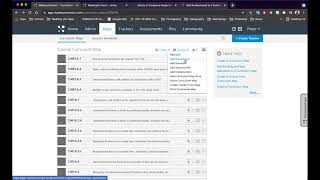 How to make and add an assessment to a Curriculum Map Tutorial