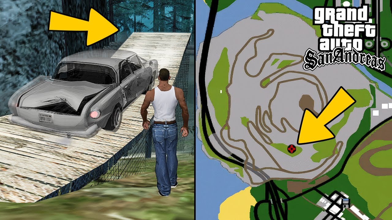 GTA SAN ANDREAS CHILIAD DAĞININ GİZEMİ & HAYALET ARABALAR !