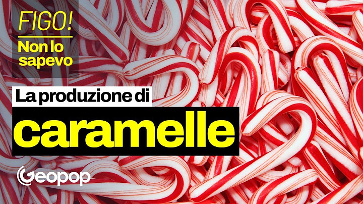Sai come si fanno le caramelle? Il processo di produzione dei bastoncini di zucchero è ipnotico