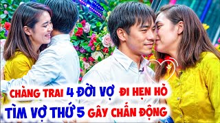 Chàng trai 4 ĐỜI VỢ chưa mở rào bạn gái 2 ĐỜI CHỒNG KHÓC NỨC NỞ Quyền Linh dỗ dànhHẹn Hò Quyền Linh