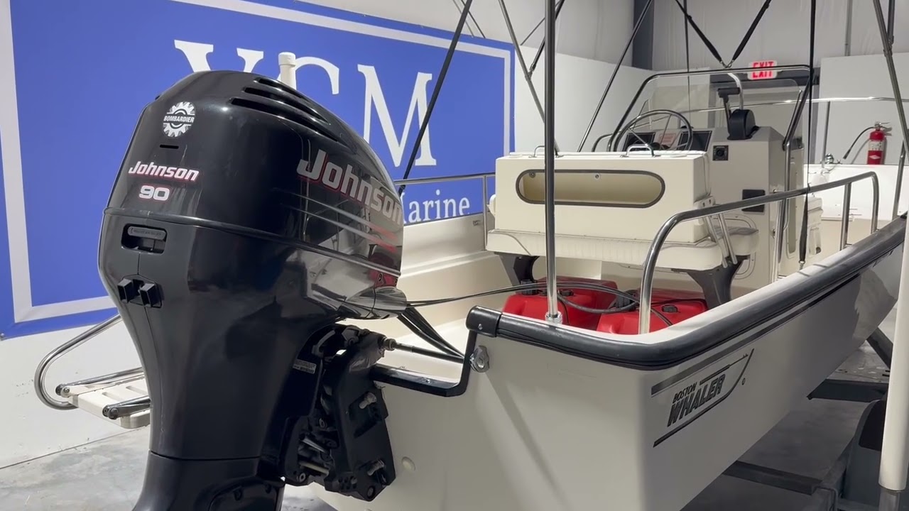 CURRENTLY AVAILABLE!  York County Marine - EXCEPTIONAL 2001 Boston Whaler Montauk 17!