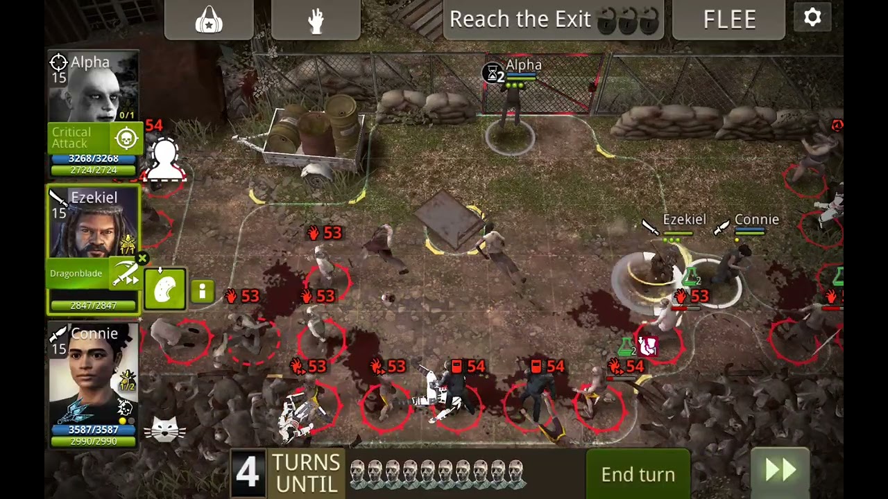 TWD NML Lakeside getaway challenge round 87 (The garden) with lvl 15 team sh Alpha